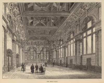 Novos edifícios da escola City of London: The Great Hall de English School
