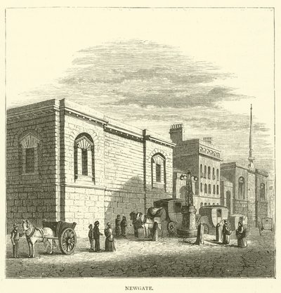 Newgate (gravura) de English School