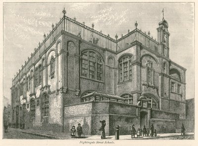 Escola da rua de Nightingale, Marylebone, Londres de English School