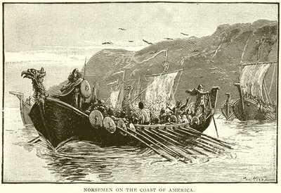 Norsemen na costa da América de English School