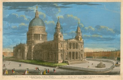 Noroeste, vista, catedral, igreja, st, paul, londres de English School