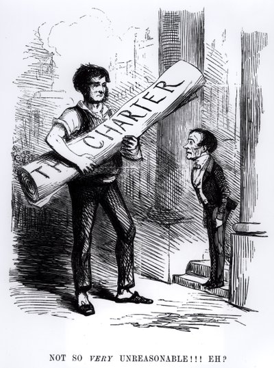 &39;Não tão despropositado, Eh&39;, desenho animado da revista Punch Magazine, 1848 (gravura) (foto bw) de English School