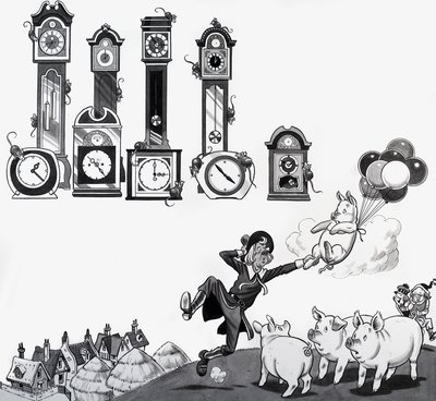 Ilustração de rima de berçário de English School