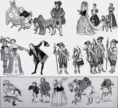 Ilustração de rima de berçário de English School