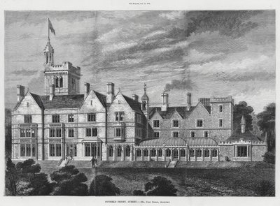 Nutfield Priory, Surrey (gravura) de English School