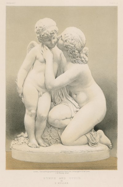 Ninfa e Cupido por E Muller de English School