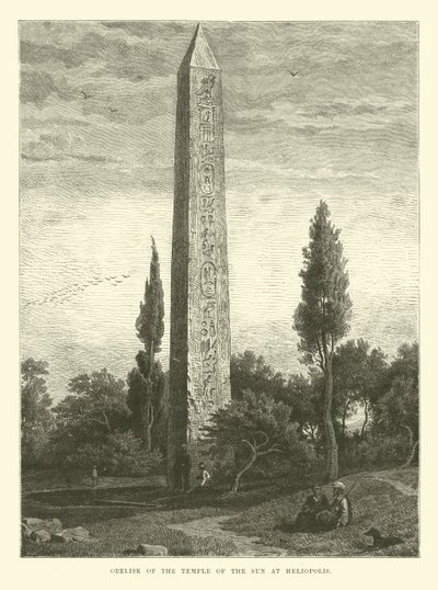 Obelisco do Templo do Sol em Heliópolis de English School