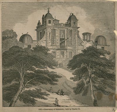 Observatório em Greenwich, Londres, construído por Charles II de English School
