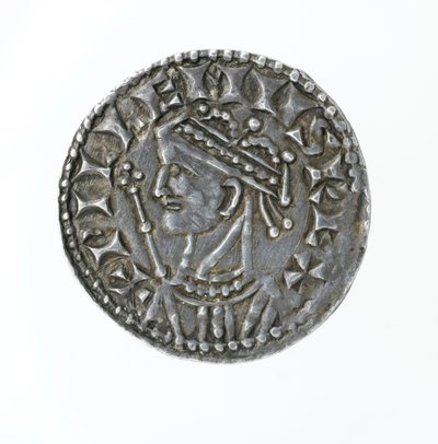 Anverso de um centavo, do reinado de Guilherme I (prata) de English School