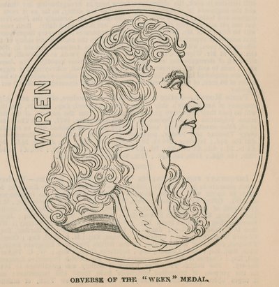 Anverso da Medalha Wren de English School