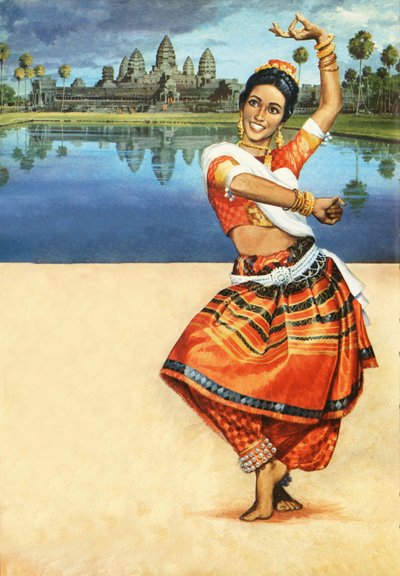 Odissi dance da Índia de English School