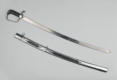 Espada de oficial, 51º Pé, c.1809 (aço com cabo de madeira) de English School