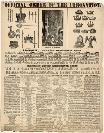 Ordem Oficial da Coroação da Rainha Vitória de English School