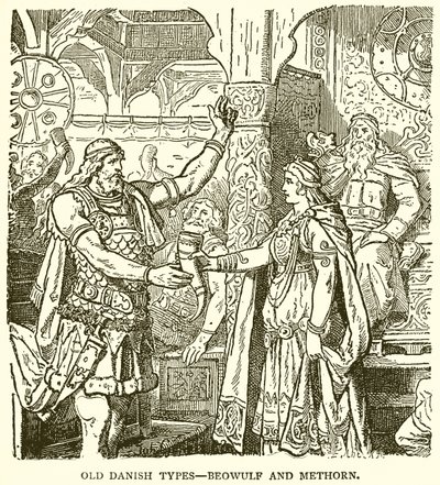 Tipos antigos de denish - Beowulf e Methorn de English School