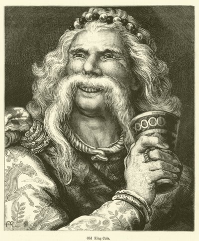 Velho Rei Cole (gravura) de English School