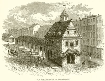 Old Market-House na Filadélfia de English School