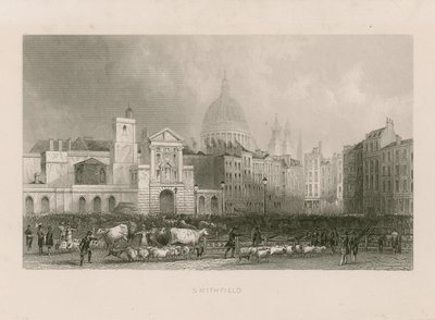 Mercado velho de Smithfield de English School