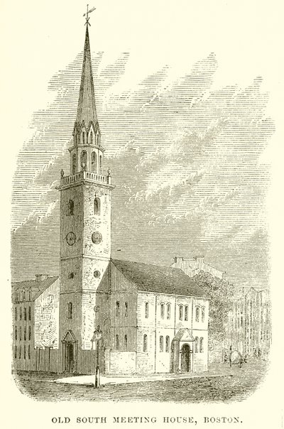Casa de reunião sul velha, Boston de English School