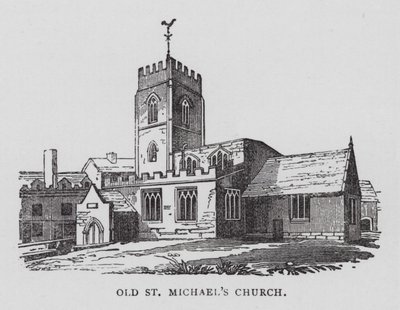 Antiga Igreja de São Miguel (gravura) de English School