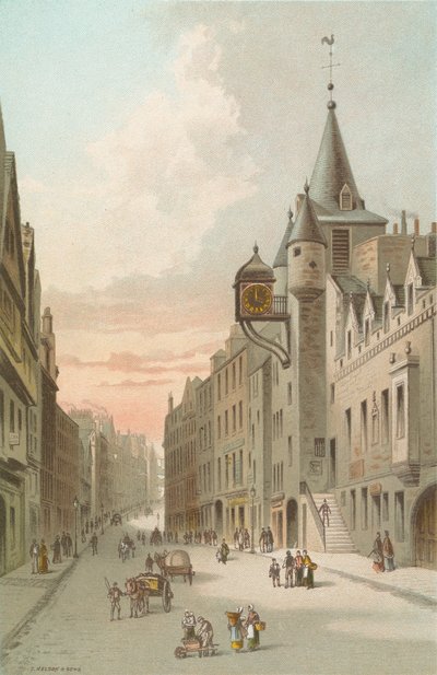 Velho Tolbooth e Canongate - Edimburgo de English School