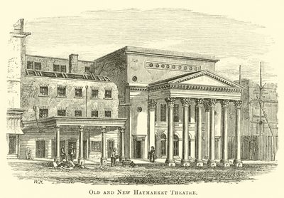 Antigo e Novo Teatro de Haymarket de English School