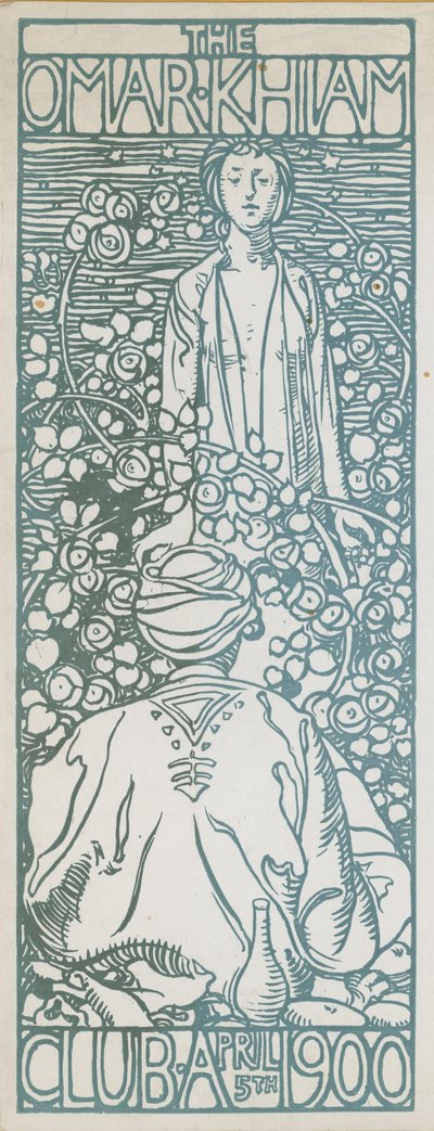 Omar Khayyam Club Dinner, 5 de abril de 1900 de English School