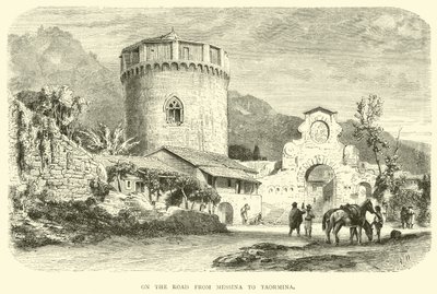 Na estrada de Messina para Taormina de English School