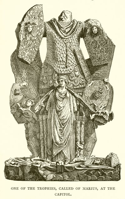Um dos Troféus, Chamado de Marius, no Capitólio de English School