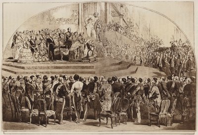 Inauguração do Palácio de Cristal em Sydenham de English School