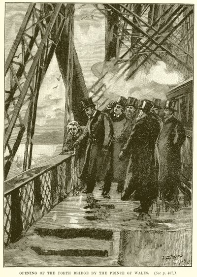 Abertura da Ponte Forth pelo Príncipe de Gales de English School