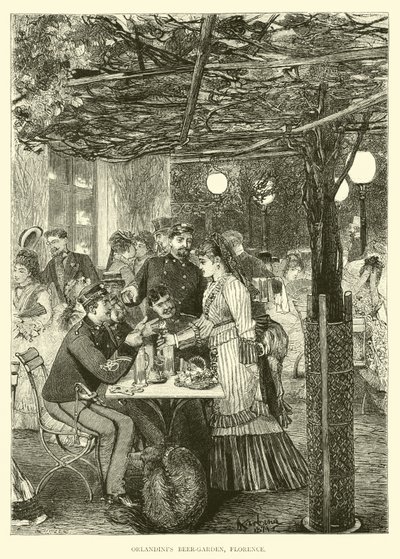 Orlandints Beer-Garden, Florença de English School