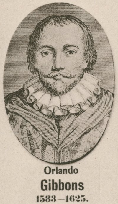 Orlando Gibbons (gravura) de English School