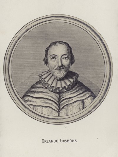 Orlando Gibbons, compositor inglês inglês, virginalista e organista (1583-1625) de English School