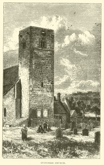 Igreja de Ovingham (gravura) de English School