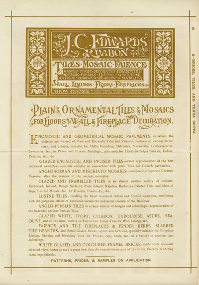 Página de The Architects, Surveyors and Engineers Compendium 1892 de English School