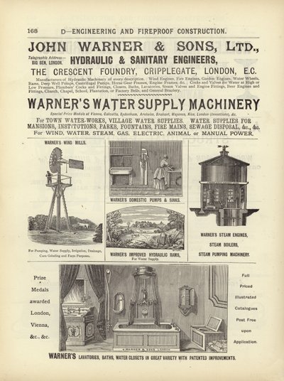 Página de The Architects, Surveyors and Engineers Compendium 1892 de English School