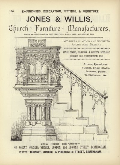 Página de The Architects, Surveyors and Engineers Compendium 1892 de English School
