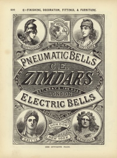 Página de The Architects, Surveyors and Engineers Compendium 1892 de English School