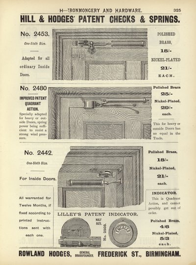 Página de The Architects, Surveyors and Engineers Compendium 1892 de English School