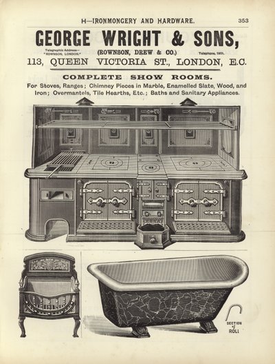 Página de The Architects, Surveyors and Engineers Compendium 1892 de English School