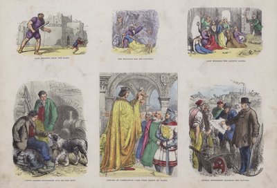 Página do Livro de Imagens Atraente (gravação a cores) de English School