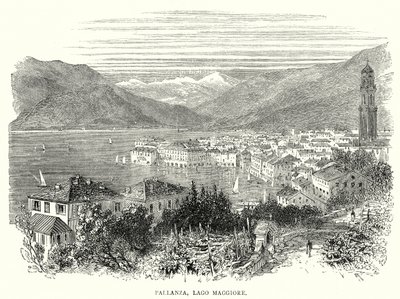 Pallanza, Lago Maggiore (gravura) de English School