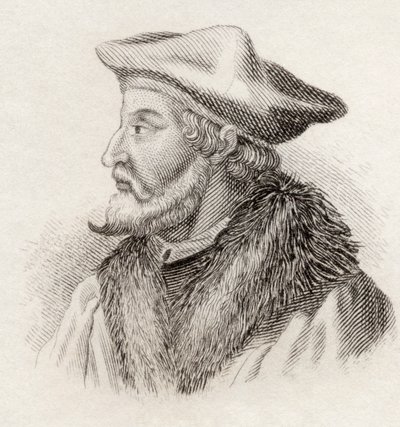 Paolo Giovio, do &39;Crabb&39;s Historical Dictionary&39;, publicado em 1825 de English School