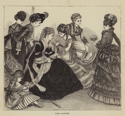 Paris Fashions (gravura) de English School
