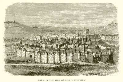 Paris no tempo de Philip Augustus de English School