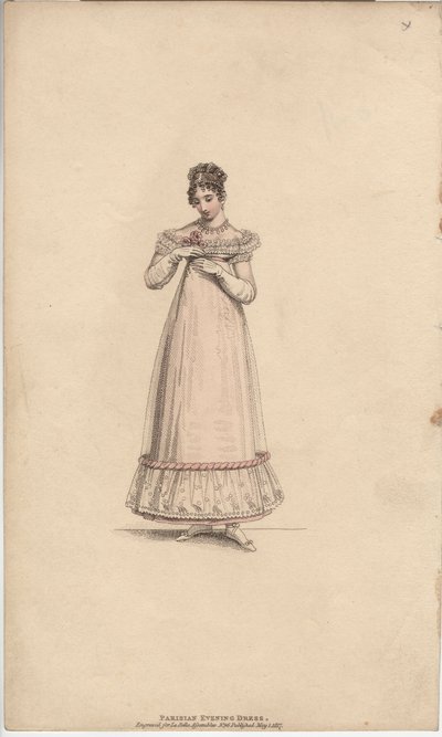 Vestido de noite parisiense de English School