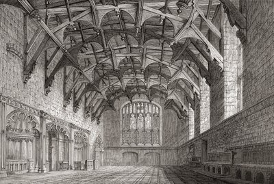 Parliament House, Edimburgo, de "Uma Breve História do Povo Inglês" por JR Green, publicado em 1893 de English School