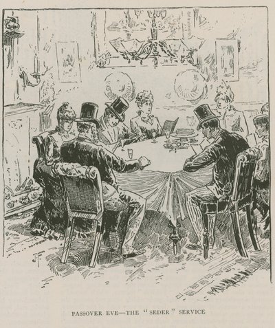 Páscoa véspera - o serviço de Seder de English School
