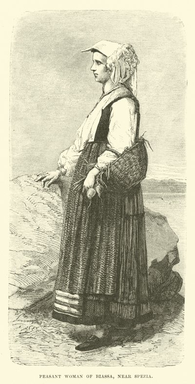 Camponesa de Biassa, perto de Spezia de English School