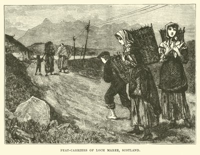 Portadores de turfa do Loch Maree, Escócia de English School